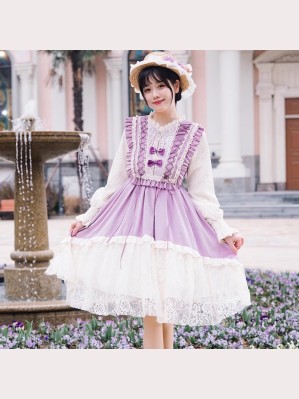 Spring Flower Festival Classic Lolita Dress OP by Withpuji (WJ161)